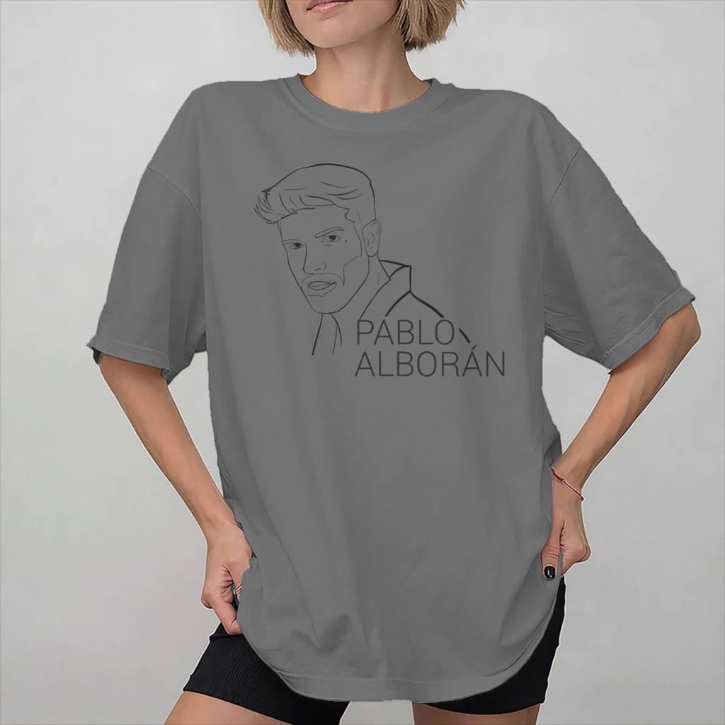 Unisex Women Pablo Alborn T Shirt Cotton Fashion Tee Shirts Top Clothing
