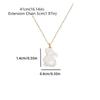 Rabbit Shape Moon Rabbit Necklace Titanium Sweater Chain Necklace  Mid-Autumn Festival Gift