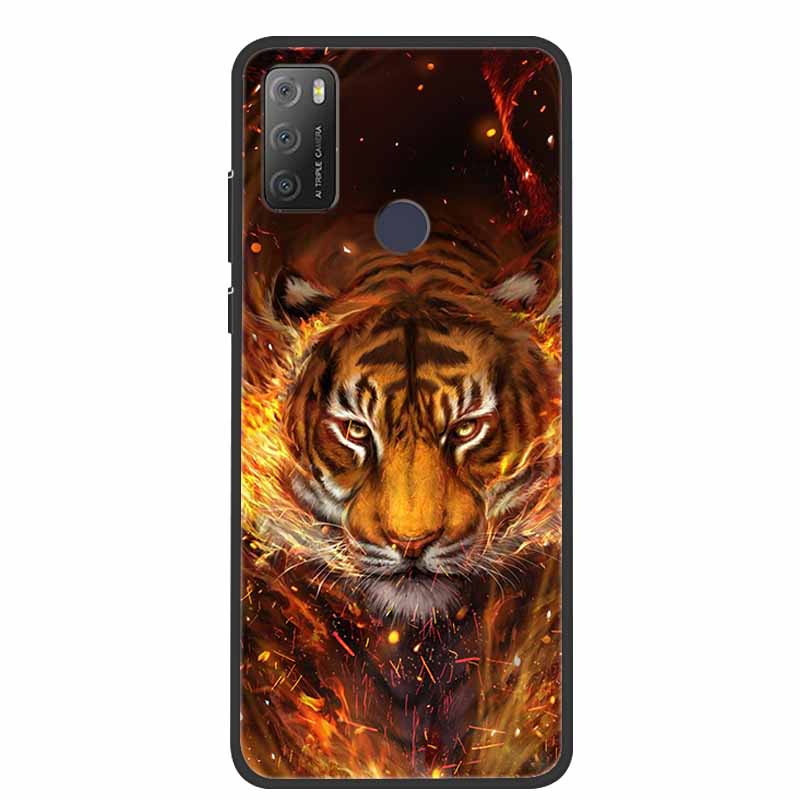 Для Alcatel 1S 2021 чехол роскошный силиконовый мягкий чехол из ТПУ для телефона Alcatel 1S 2020 противоударный милый бампер из ТПУ Fundas Coque