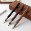 High End Material Wood Gold 0.7mm Classic Pen, Retro Design, Exquisite Gold Details, Business Gift Writing Tool Wood Retro Pen