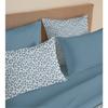 Pack complet housse de couette réversible "Vanessa" 6 pièces pour lit 180 x 200 "King Size" Diana Bleu