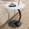 Yousheng Круглый приставной столик Современный диван Диван-кровать Маленький C-образный приставной столик Офис Гостиная Спальня Прикроватная тумбочка Кофейный столик Многофункциональная тумбочка