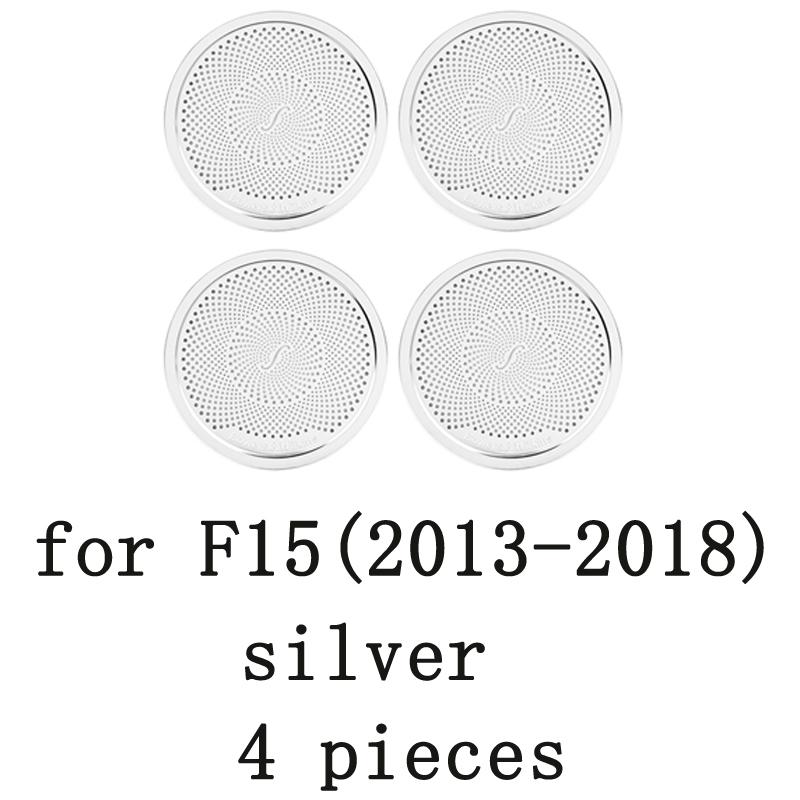 Автомобильный стереодинамик с левым рулем и правым рулем, наклейка на дверь, чехол для BMW X5 E70 F15 2008-2018, отделка из нержавеющей стали, автостайлинг, авто