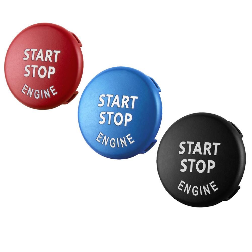 Матовый цвет, кнопка запуска двигателя автомобиля, замена крышки переключателя, декор для ключей для BMW X1 X5 E70 X6 E71 Z4 E89 3 5 серии E90 E91