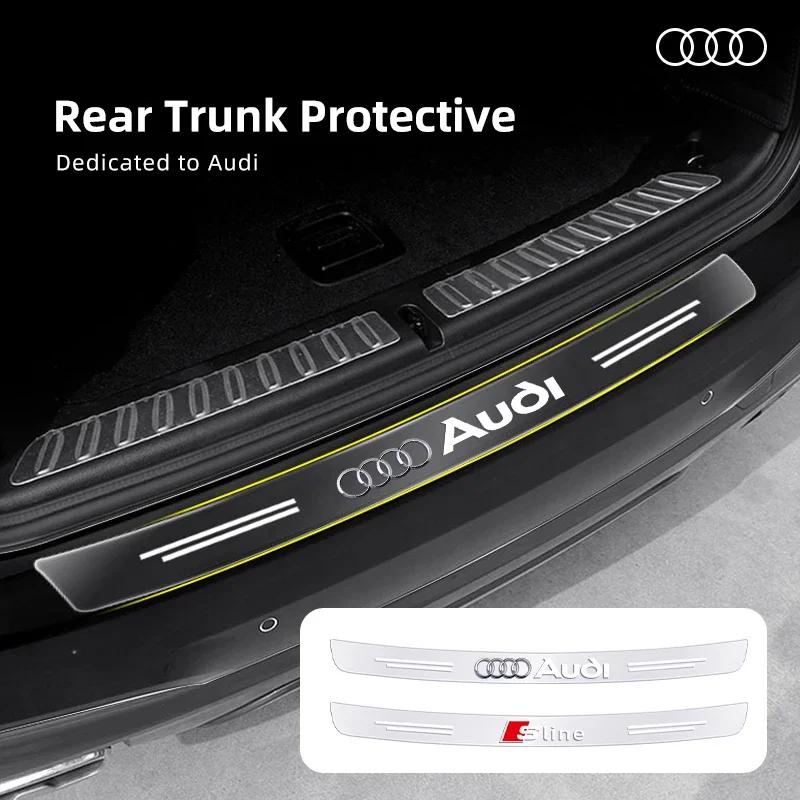 2026 1Pcs Transparent Car Trunk Badge Protective 3D Sticker Car Styling For 22x Sline A3 A4 A6 A5 Q5 A1 Q7 Q3 Q2 Q8 A7 A8 TT S1 SQ5 D2