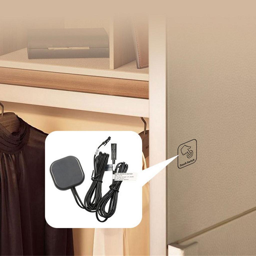 Деревянные сенсорные панели Выключатели света Светодиодные сенсорные выключатели Невидимый шкаф для проникновения Светодиодные сенсорные выключатели света
