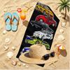 Fast & Furious Print Beach Towel, Versatile Lightweight Absorbent Beach Towel for Pool Surf Yoga Bathroom, Perfect Birthday Holiday Gift