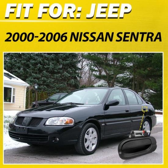 2x Наружная ручка передней и задней левой двери Для 2000-2006 Nissan Sentra 806076Z603