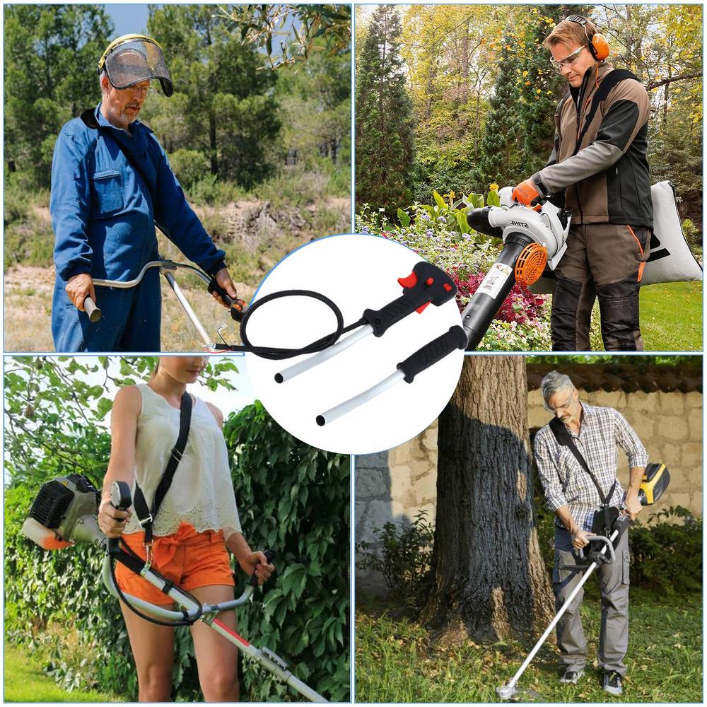 Комплект для ремонта троса дроссельной заслонки Рычаг управления дроссельной заслонкой Большой палец для газонокосилки Трос дроссельной заслонки Сборка дроссельной заслонки для ручного управления дроссельной заслонкой Главная