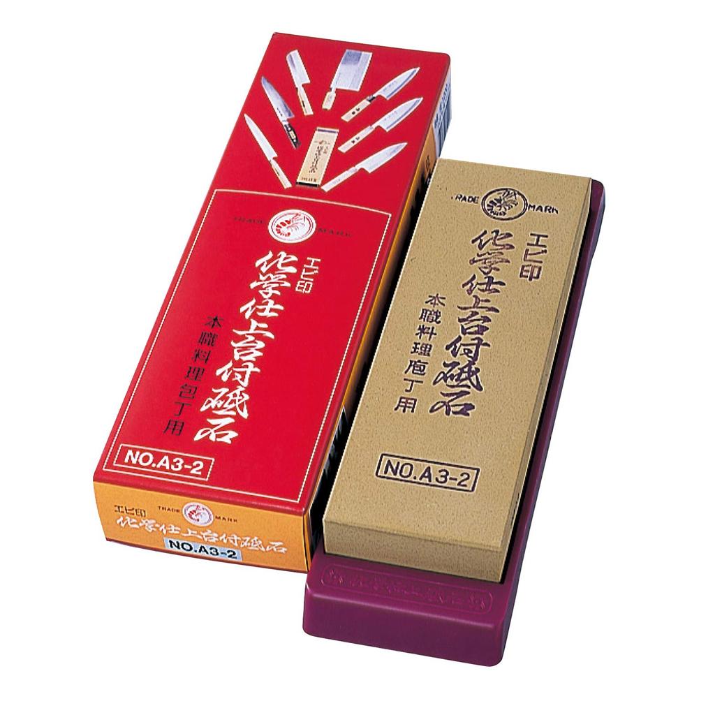 Shrimp Chemical Finishing Whetstone A3-2 with Stand IE-1200