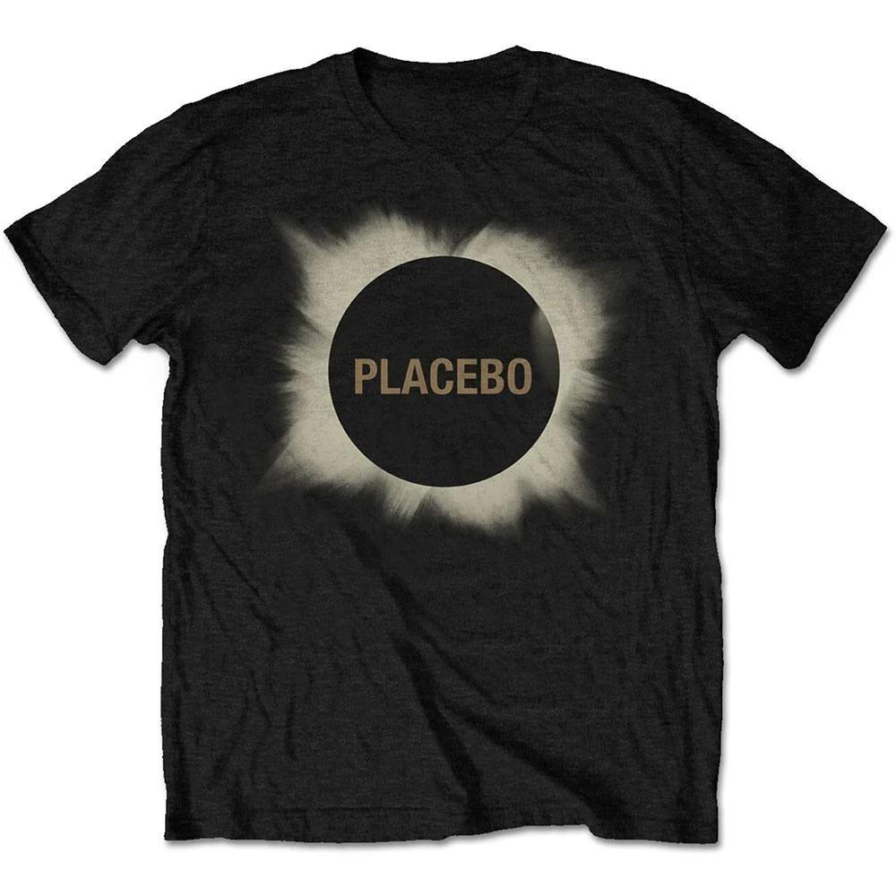 Placebo Eclipse Halo Принт Хлопковая Футболка Альтернативная Рок-Группа Унисекс Короткий Рукав