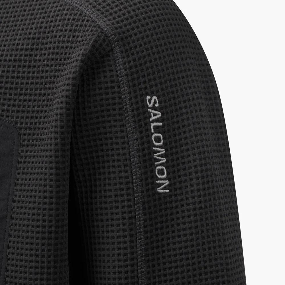 SALOMON Уни Liège Удобная однотонная толстовка с длинным рукавом, приятная к коже, унисекс C29972