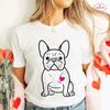 French Bulldog Woman T Shirt Fashion Dog Graphic Tops Summer Short Sleeve Tees Harajuku Streetwear Aesthetic Female Clothing