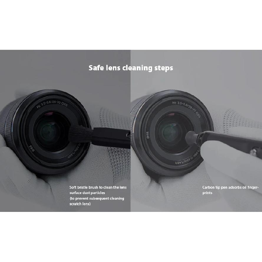 VSGO Air Duster Blower Rubber Ball with Camera Lens Cleaning Pen Brush for Optics Lenses Screen LCD Clean