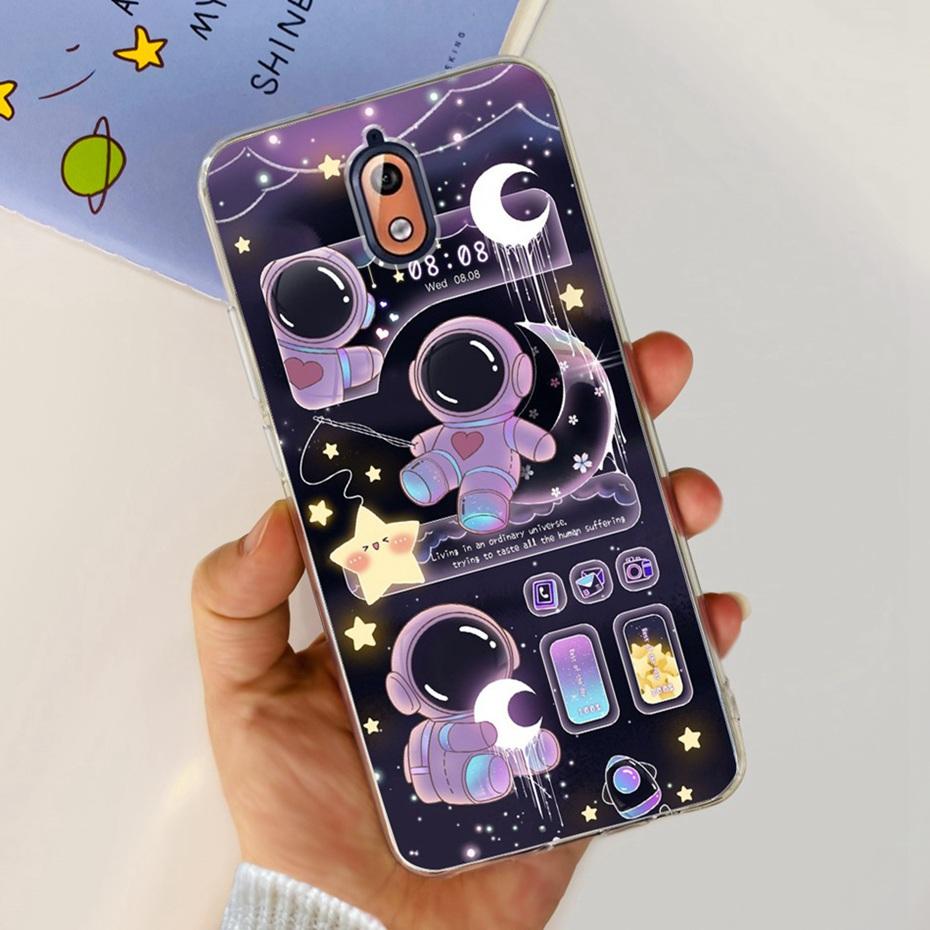 Красивый чехол с принтом для Nokia 3.1 3, мягкий силиконовый ТПУ задняя крышка для Nokia3.1 Nokia3 TA-1032 TA-1028 TA-1049 TA-1057, чехол для телефона