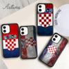 Чехол для телефона с флагом Хорватии для iPhone 11 12 13 14 Pro Max mini X XR XS SE 2020 5 6S 7 8 Plus Samsung Galaxy S21 S22 Обложка-чехол