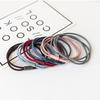 5Pcs/Lot Fashion Women Girls Rubber Bands Ponytail Holder Three-layer Elastic Hairbands Simple Solid Hair Accessories Scrunchie