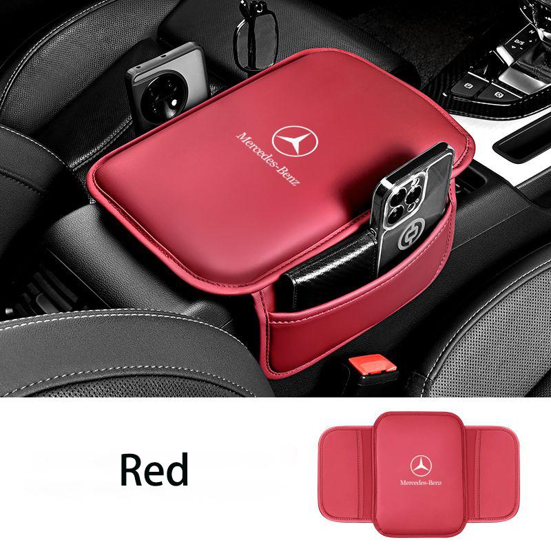 XKD1 Leather Car Armrest Box Pad Auto Armrest Pad CWDFUSD-BENC For Mercedes Benz GLC GLK CLA W203 W169 W210 Interior Mouldings