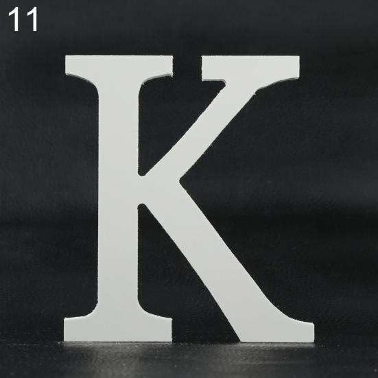 Креативные толстые деревянные украшения для дома с буквами алфавита на свадьбу, день рождения