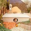 Hamster House Multi Chamber Hideaway Funny Habitat Decor Hamsters Hideout Gerbil for Small Pet