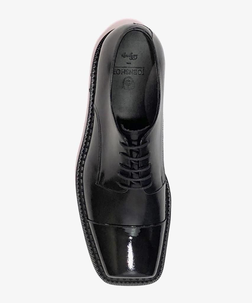 Joenshoe Toe-Cut Straight-Tip Oxford Walker Black