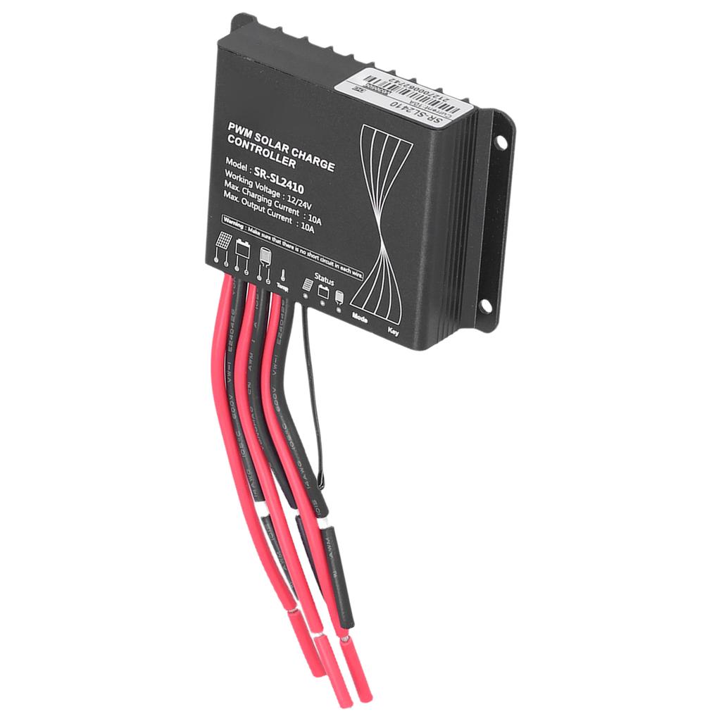 ШИМ Контроллер заряда солнечной батареи 10А Регулятор солнечной панели Водонепроницаемый Контроллер энергии для аксессуаров для автодома