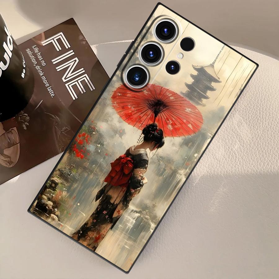 Мультяшный ретро-чехол для девушки для Samsung Galaxy S26 Ultra S23 Note 20 8 9 10 S21 FE S20 Ultra S10 S9 S24 S25 Plus Funda Чехол для телефона