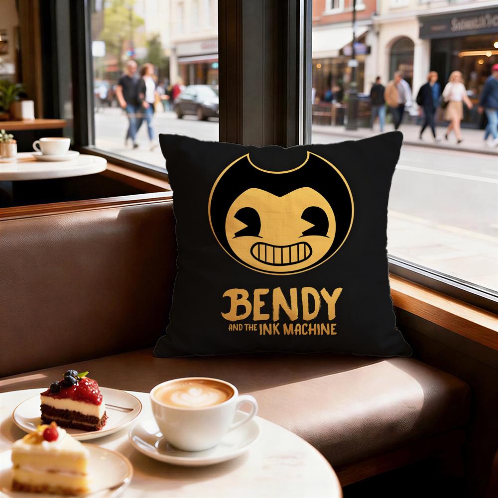 Game Bendy and the Ink Machine Cushion Cover Decorative Cushions Covers Cover Sofa x Pillow Piece x x Pillowcase