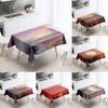 Sunset Scenery Tablecloth Party Restaurant Banquet Decor Stain Resistant Waterproof  Home Table Decoration