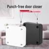 Бесшумный автоматический доводчик двери с пружиной: Легкая установка без сверления для деревянных дверей