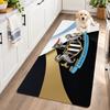 Flannel Kitchen Mat Newcastle United Football Soft Area Rug Non Slip Floor Carpet Home Decoration