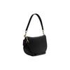 New COACH Hobo Cow Leather Crescent Saddle Bag Shoulder Bag Women's Black CH196-IMBLK