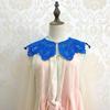 Three Styles Cotton Fake Collar Shawl Wrap Hollow Out Floral Doll Collar Detachable Shirt False Collar Blouse Top Accessories