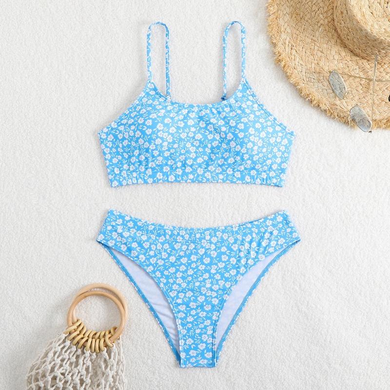 New Bikini Women's Split Sexy Swimsuit Printed Swimsuit Fashion