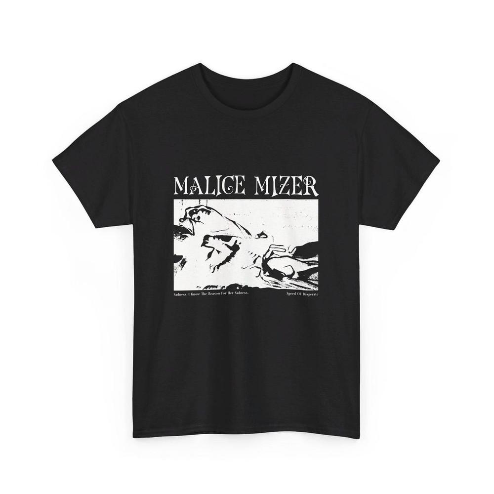 Malice Mizer Tee-Shirt Sadness Demotape Visual Kei Mana Kozi UNISEX SHIRT