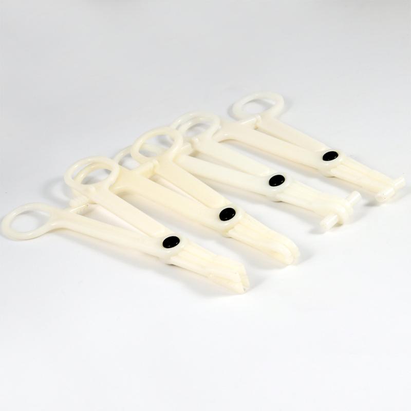 1Pc Professional Acrylic Disposable Piercing Clamp Ear Lip Navel Nose Round Open Septum Piercing Tools Forceps Plier Clamp