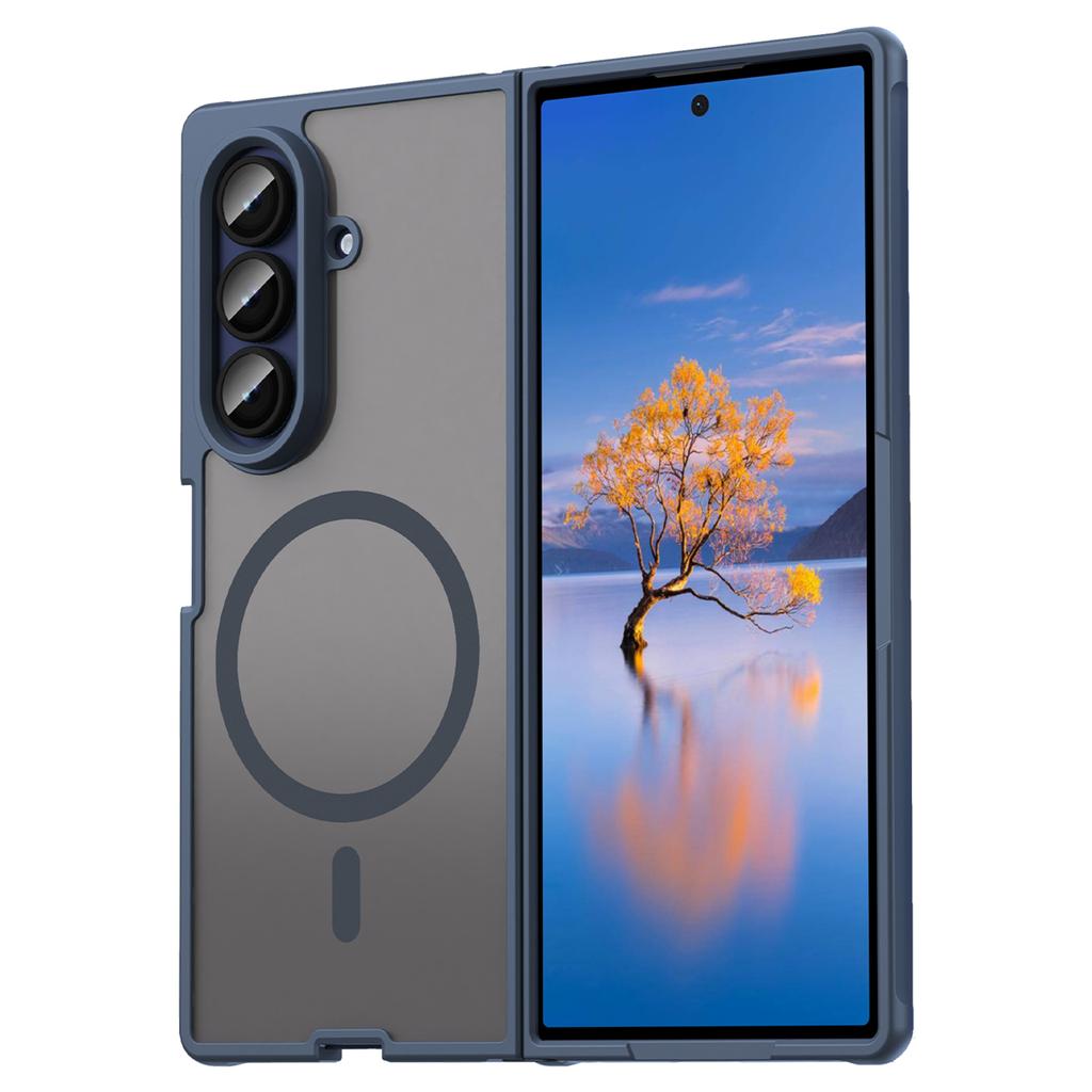 For Samsung Galaxy Z Fold7 5G Case Compatible with MagSafe Anti Drop PC+TPU Phone Cover