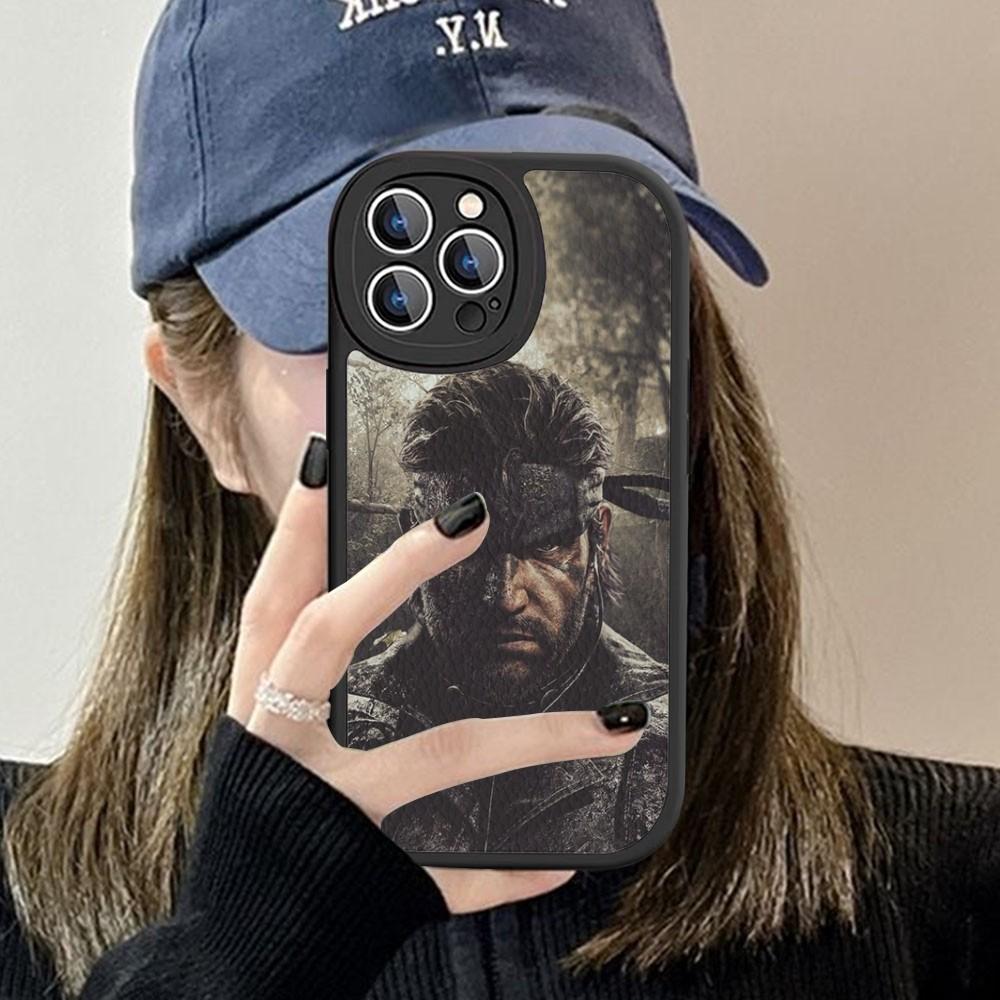 M-Metal Gear S-Solid Чехол для телефона из твердой кожи Для IPhone 16 15 14 13 12 Mini 11 14 Pro Max Xs X Xr 7 8 Plus Fundas