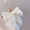 Elegant Lace Bow Pendant Bag Charm Car Key Accessories Bag Accessories Sweet Key Ring  Backpack