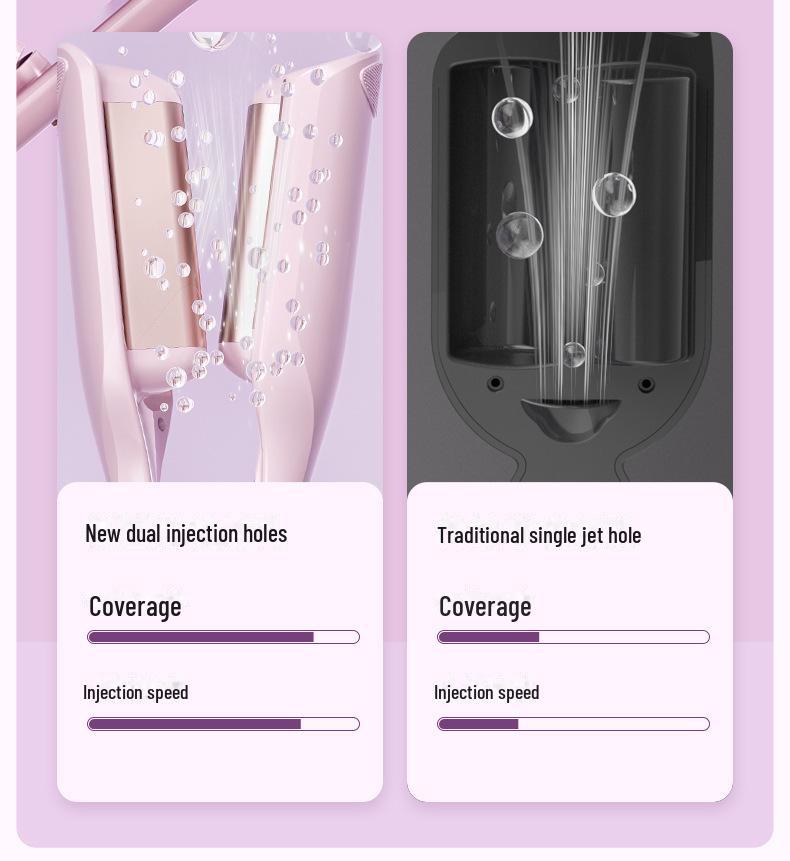 Щипцы для завивки Water Ripple Egg Roll 32 мм — долговечная, бережная форма для крупных и глубоких V-образных локонов без повреждения волос