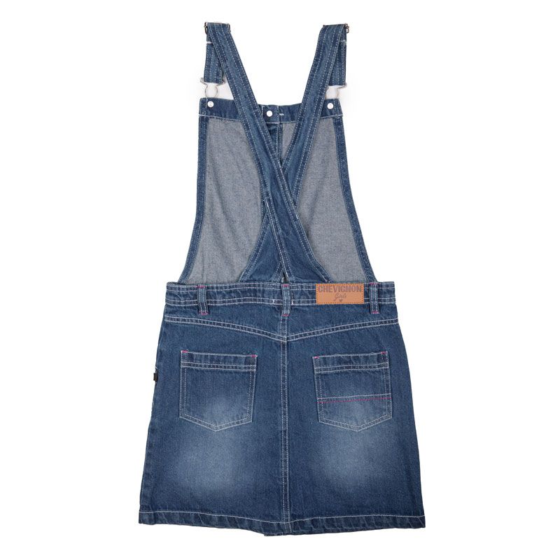 Детский джинсовый комбинезон с карманами CHEVIGNON