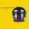 Junshi Transparent Security Helmet with Black Visor