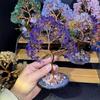 Натуральный цитриновый кристаллический денежное дерево с горшком сокровищ - Домашний декор, привлекающий богатство