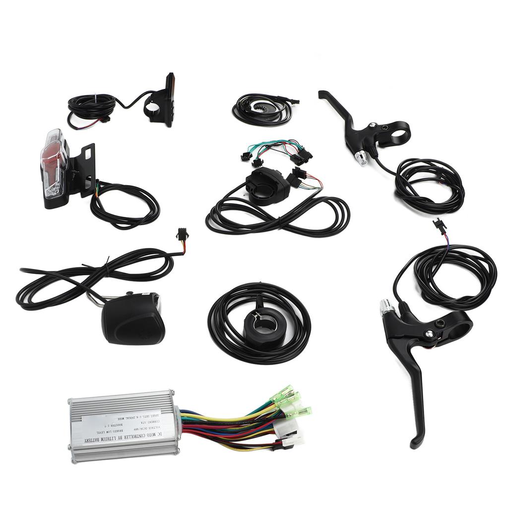 Electric Bike Conversion Kit 36V 48V Universal 17A Controller GD01 Panel Thumb Throttle Light Kit