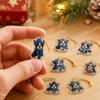 2D Flat Winter Dog Christmas Advent Calendar Set - Holiday Countdown Surprise Collectible