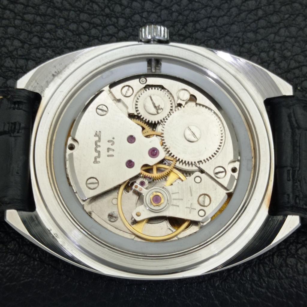 ИНДИЙСКИЕ ВИНТАЖНЫЕ МУЖСКИЕ ЧАСЫ С РУЧНЫМ ЗАВОДОМ HMT KOHINOOR, СЕРЫЙ ЦИФЕРБЛАТ, a440921-4 HT-a440921