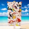 Quick Dry Beach Towel Pippi Longstocking Pattern, Lightweight Absorbent Towel for Pool Beach Vacation Use