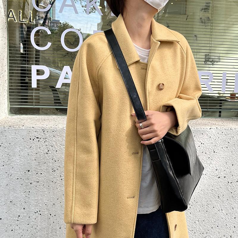 High Quality Green Large Capacity Tote Bag Preppy Soft Student Commute Shoulder Bag Casual Simple Oil Wax Leather Crossbody Bag