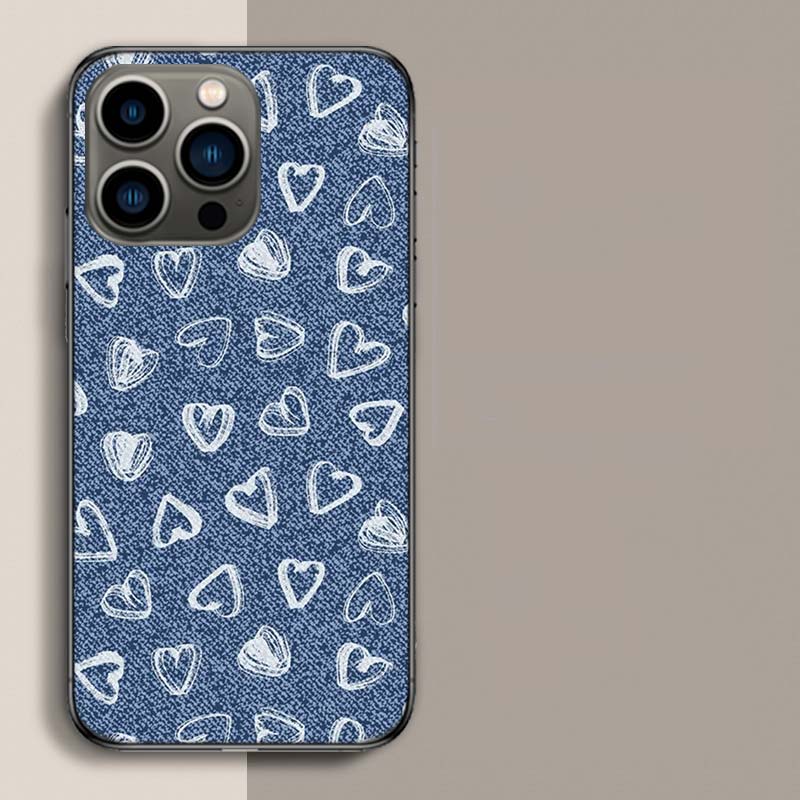 Стильный Чехол для Телефона в Стиле Джинсы Для Iphone 17 Air 15 Pro 14 Plus 16 Pro Max 17E 16E 12 13 Mini 11 Чехол Милые Fundas