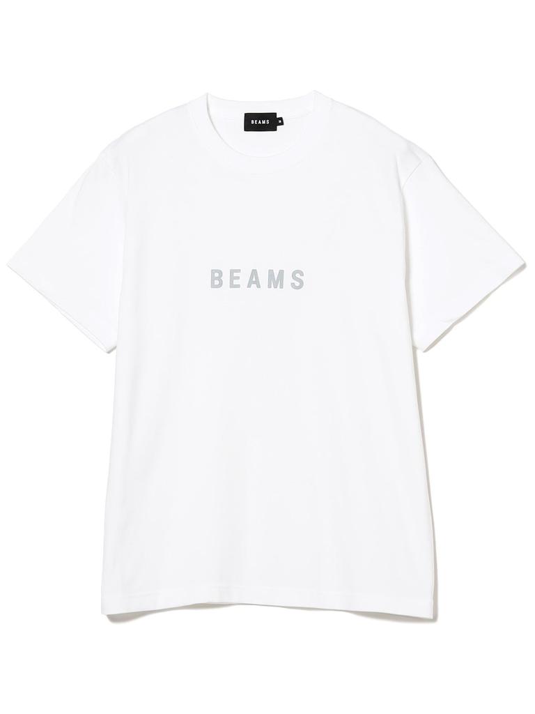 Print T Logo 24SS WHITE S 11080622591 [BEAMS] (Short Sleeve) T-Shirt Men's